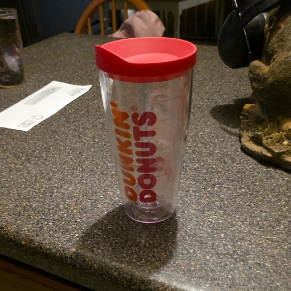 tervis Other - Dunkin' Donuts Clear Tumbler with Red Lid